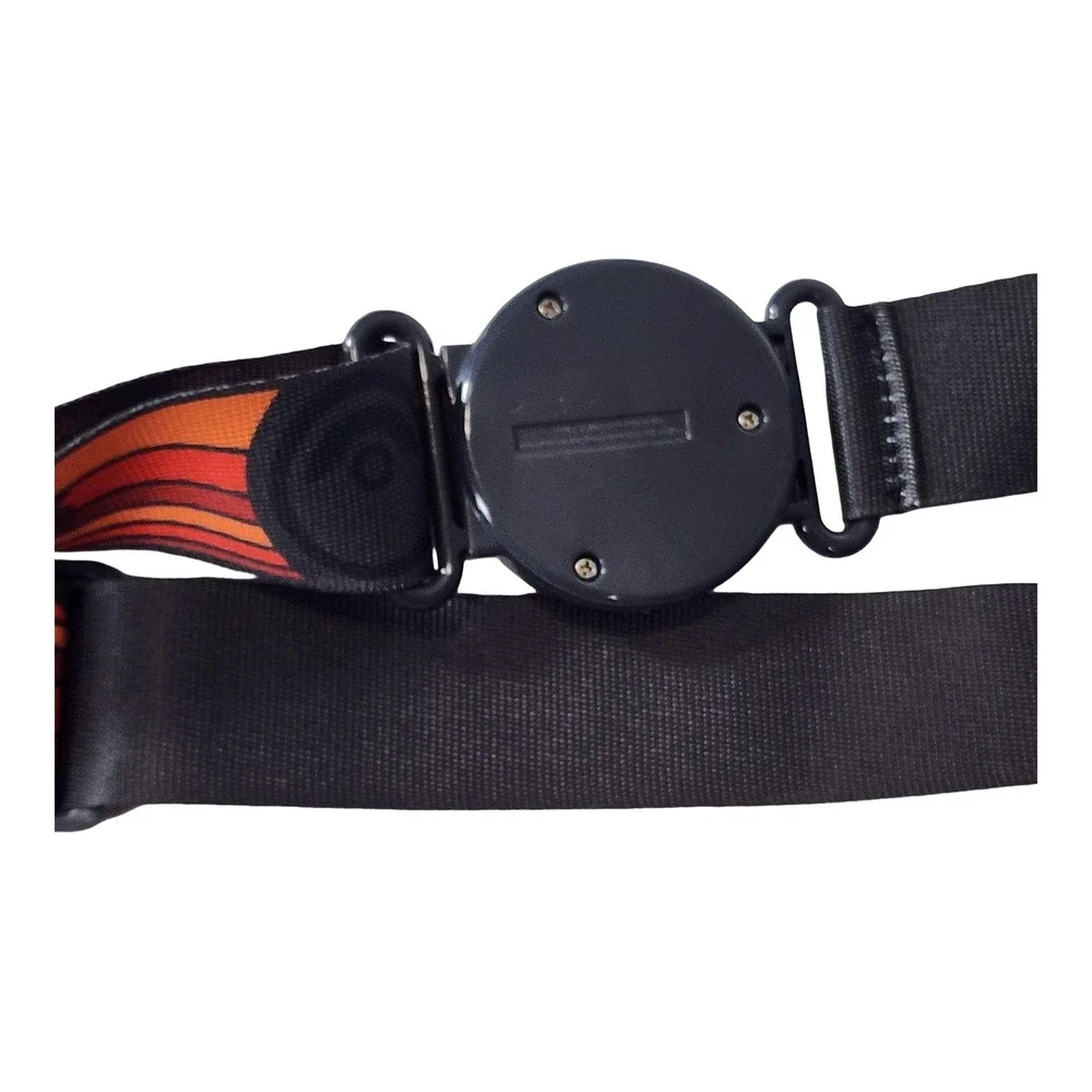 Pokemon Charizard Retro Sunset Elastic Cinch Belt Poke Ball Buckle Orange Mens